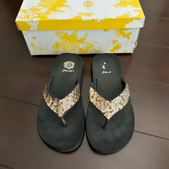 Yellow Box Shoes Yellowbox Flip Flops Poshmark